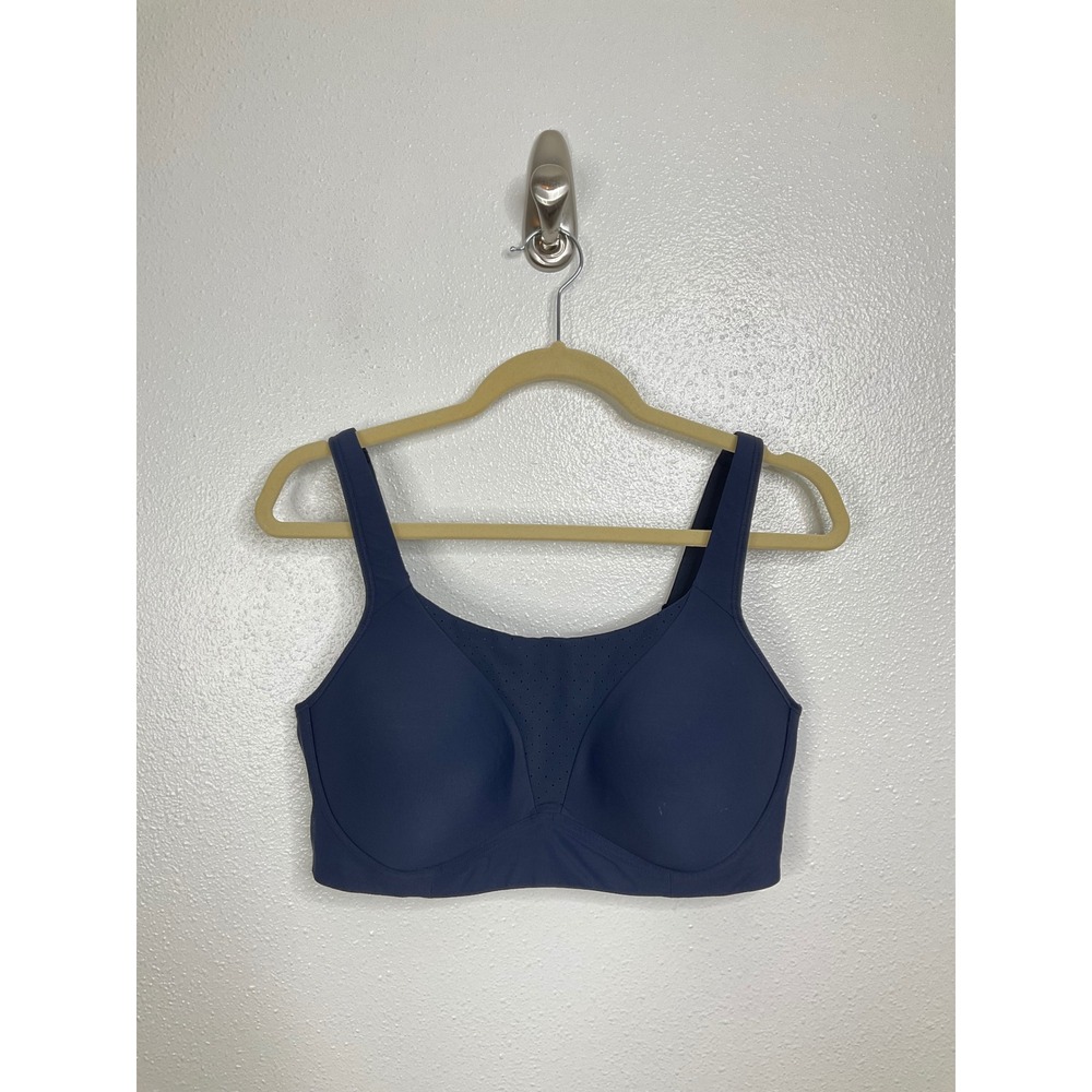 Lululemon‎ Run Times Bra Navy Blue High Impact Sports Bra 38DD